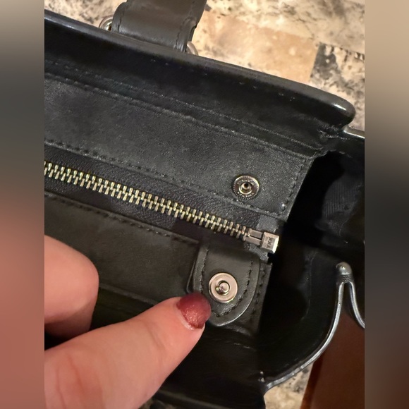 Coach Swagger 27 Exotic Genuine Snakeskin Colorblock - Picture 13 of 16